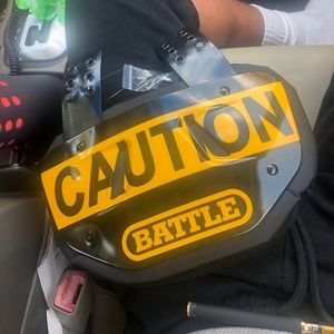 “ caution“ back plate